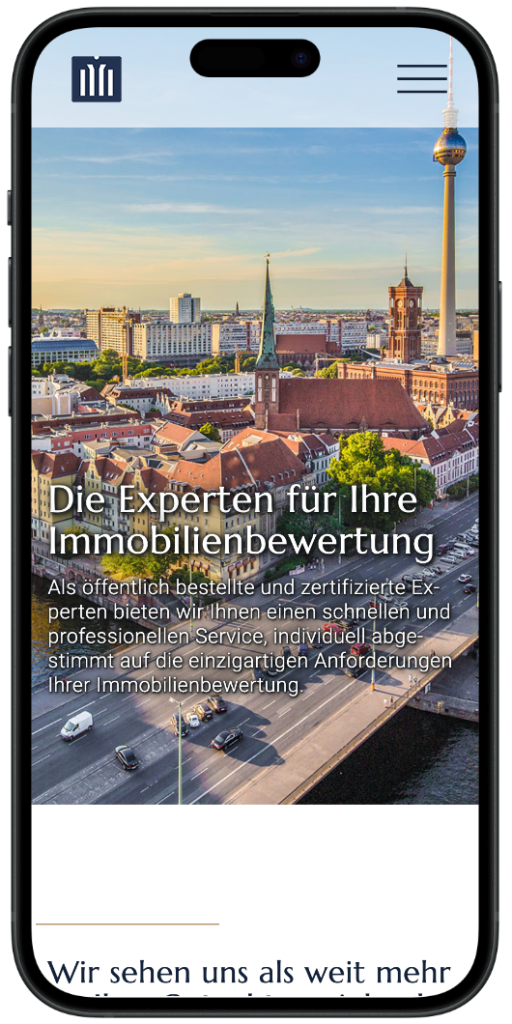 Webdesign | Dr. Gleser & Dalhoefer - Immobilienbewertung