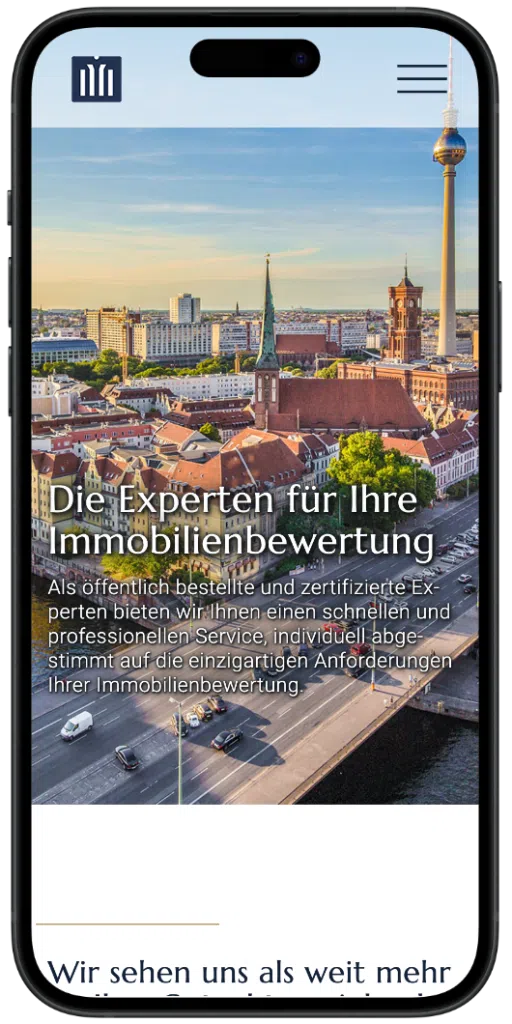 Webdesign | Dr. Gleser & Dalhoefer - Immobilienbewertung