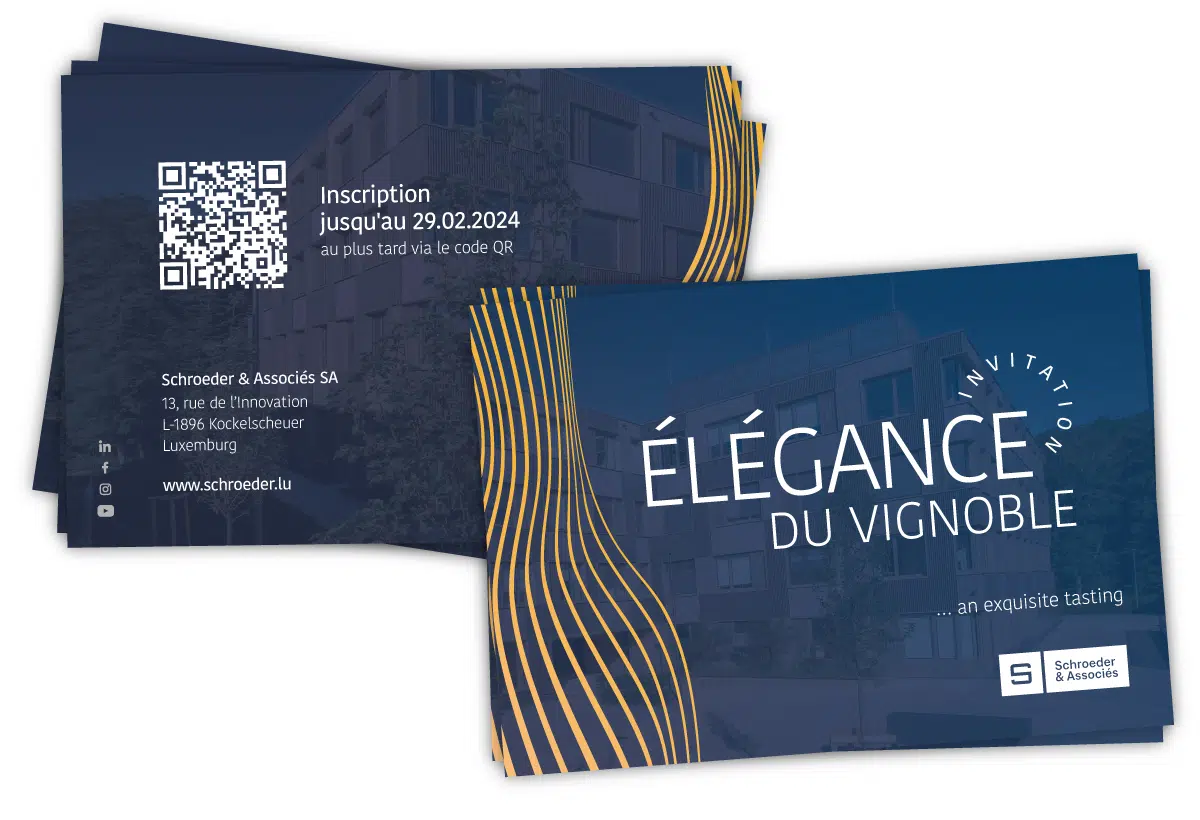 Schroeder & Associés - Printdesign - Élégance du Vignoble - An Exquisite Tasting