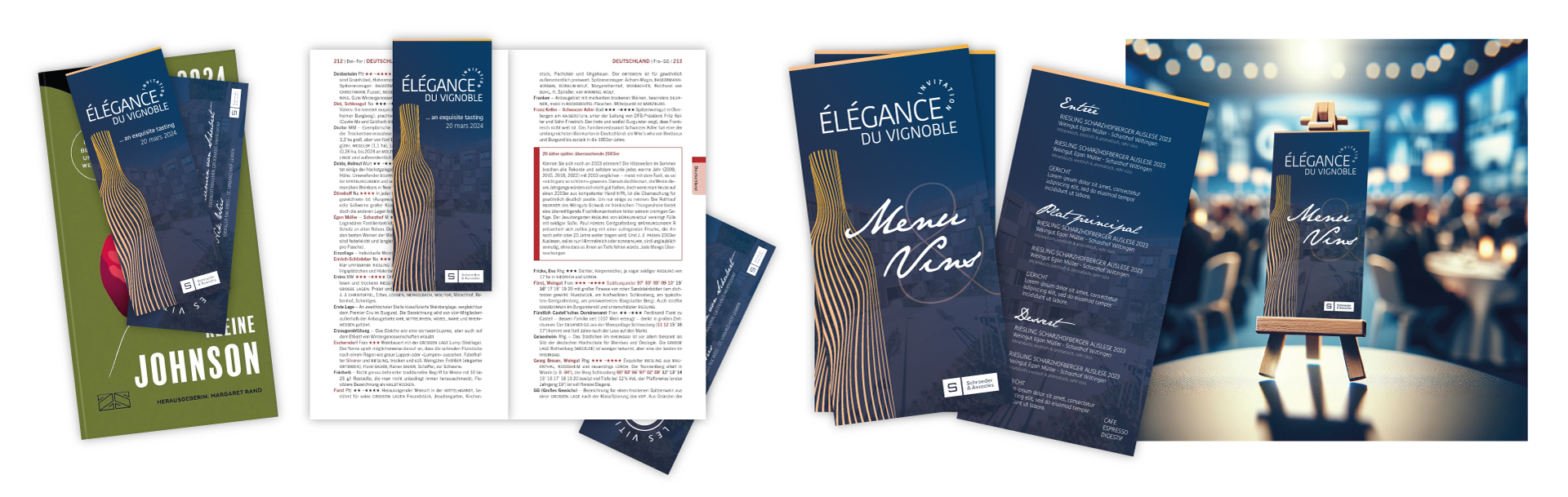 Schroeder & Associés - Printdesign - Élégance du Vignoble - An Exquisite Tasting