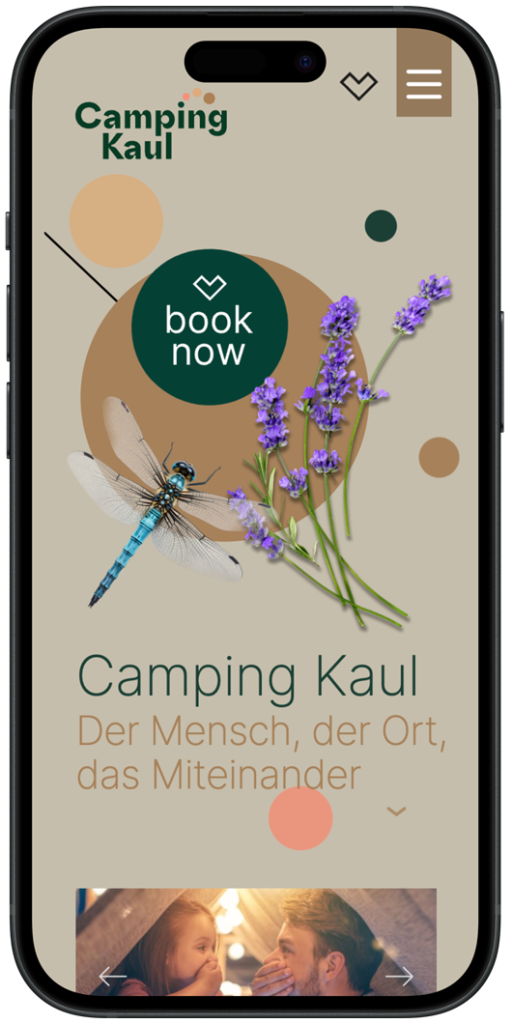Roboro Marketing aus Luxemburg - Webdesign für unseren Kunden Camping Kaul