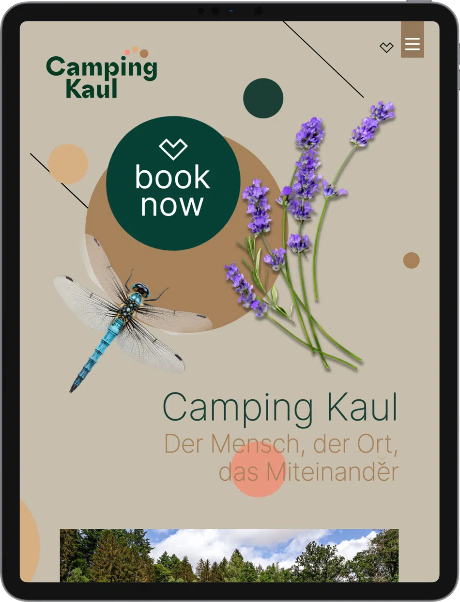 Roboro Marketing aus Luxemburg - Webdesign für unseren Kunden Camping Kaul